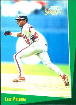 1993 Select #74 Luis Polonia Front