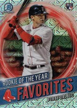 2021 Bowman - Chrome Rookie of the Year Favorites Mojo Refractor #RRY-BD Bobby Dalbec Front