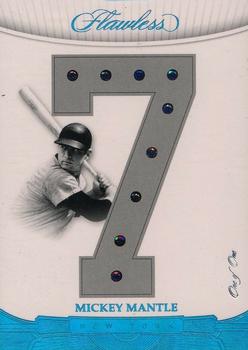 2018 Panini Flawless - Legends Gems #LG2 Mickey Mantle Front