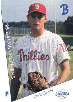 1995 Batavia Clippers #14 Chris Gambs Front