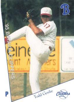 1995 Batavia Clippers #15 Todd Genke Front