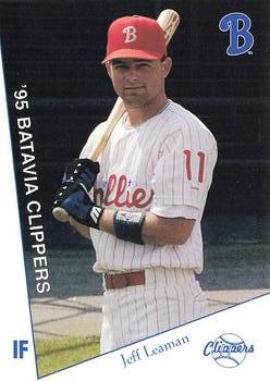1995 Batavia Clippers #20 Jeff Leaman Front