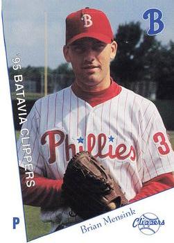 1995 Batavia Clippers #23 Brian Mensink Front