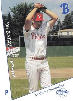 1995 Batavia Clippers #30 Anthony Shumaker Front