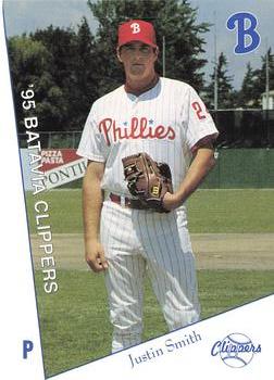 1995 Batavia Clippers #31 Justin Smith Front
