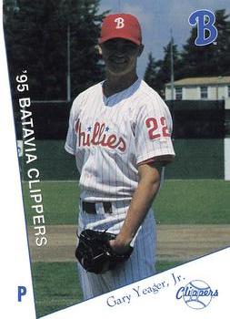 1995 Batavia Clippers #33 Gary Yeager, Jr Front