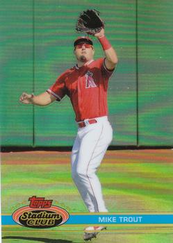 2021 Stadium Club Chrome #200 Mike Trout Front