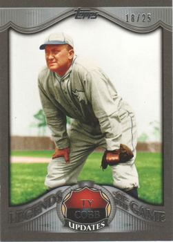 2009 Topps Updates & Highlights - Legends of the Game Platinum #LGU4 Ty Cobb Front
