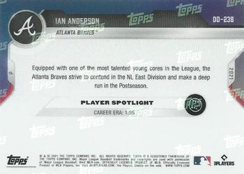 2021 Topps Now Road to Opening Day Atlanta Braves - Red #OD-238 Ian Anderson Back
