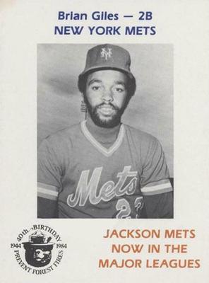 1984 Jackson Mets in Majors Smokey #NNO Brian Giles Front