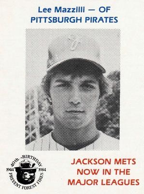1984 Jackson Mets in Majors Smokey #NNO Lee Mazzilli Front