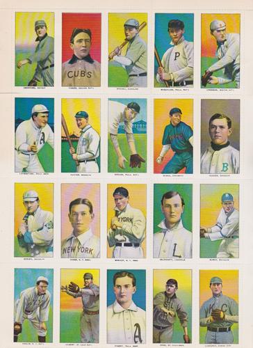 1982-85 Galasso Baseball Hobby Card Report T206 Reprints - Panels #NNO Spring 1984 - Panel 1 Front