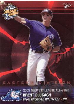 2005 MultiAd Midwest League All-Stars Eastern Division #7 Brent Dlugach Front