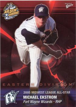 2005 MultiAd Midwest League All-Stars Eastern Division #8 Michael Ekstrom Front