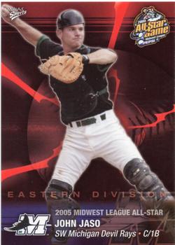 2005 MultiAd Midwest League All-Stars Eastern Division #16 John Jaso Front
