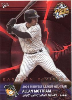 2005 MultiAd Midwest League All-Stars Eastern Division #23 Allen Mottram Front