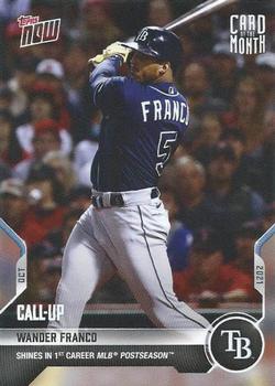 2021 Topps Now - Card of the Month #M-OCT Wander Franco Front