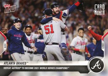 2021 Topps Now - Card of the Month #M-NOV Atlanta Braves Front