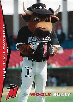 2002 Grandstand High Desert Mavericks Fire Safety Promotion #NNO Wooly Bully Front
