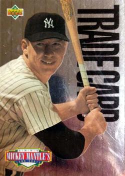 1994 Upper Deck - Mickey Mantle's Long Shots Redemptions #NNO Silver Trade Card Front