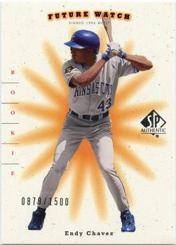 2001 Upper Deck Rookie Update - 2001 SP Authentic Update #217 Endy Chavez Front
