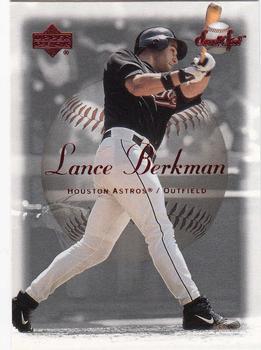 2001 Upper Deck Rookie Update - 2001 Upper Deck Sweet Spot Update #105 Lance Berkman Front
