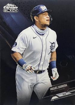 2021 Topps Chrome Black #37 Miguel Cabrera Front