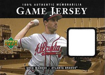 2000 Upper Deck - Game Jerseys Series Two #C-GM Greg Maddux Front