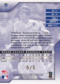 2001 Donruss Signature - 2002 Chicago Sun-Times Convention #75 Mike Sweeney Back