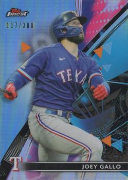 2021 Finest - Sky Blue Refractor #28 Joey Gallo Front