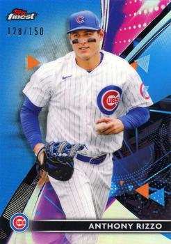 2021 Finest - Blue Refractor #67 Anthony Rizzo Front
