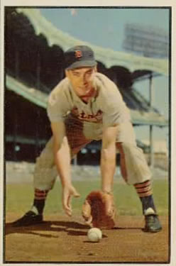 1953 Bowman Color #125 Fred Hatfield Front
