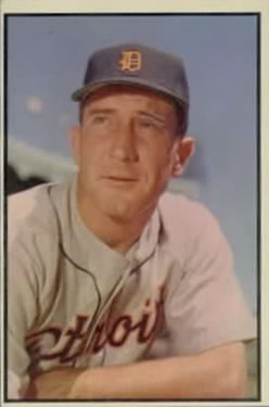 1953 Bowman Color #132 Fred Hutchinson Front