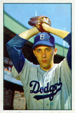 1953 Bowman Color #14 Billy Loes Front