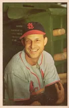 1953 Bowman Color #32 Stan Musial Front