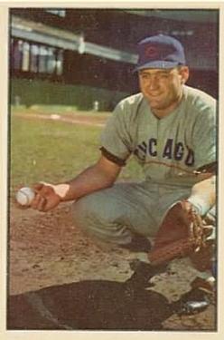 1953 Bowman Color #7 Harry Chiti Front