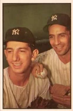 1953 Bowman Color #93 Billy Martin / Phil Rizzuto Front