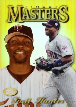 2021 Finest - 1997 Topps Finest Masters Gold Refractor #97FM-TH Torii Hunter Front
