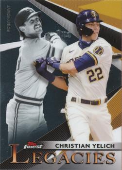2021 Finest - Finest Legacies #FL-CY Christian Yelich / Robin Yount Front