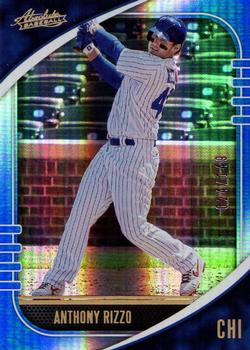 2021 Panini Absolute - Spectrum Blue #21 Anthony Rizzo Front