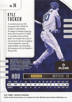 2021 Panini Absolute - Retail #38 Kyle Tucker Back