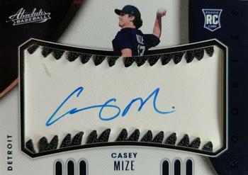 2021 Panini Absolute - Rookie Baseball Material Signatures Black #122 Casey Mize Front