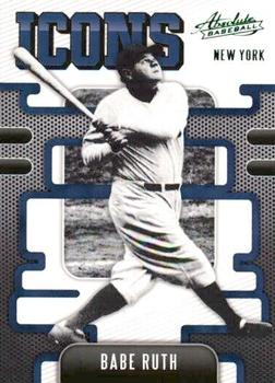 2021 Panini Absolute - Icons Green #I-1 Babe Ruth Front