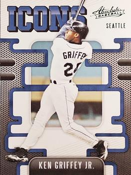 2021 Panini Absolute - Icons Green #I-3 Ken Griffey Jr. Front