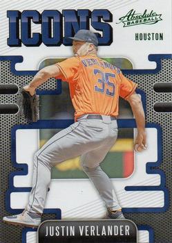 2021 Panini Absolute - Icons Green #I-6 Justin Verlander Front