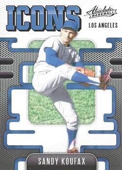 2021 Panini Absolute - Icons Green #I-13 Sandy Koufax Front