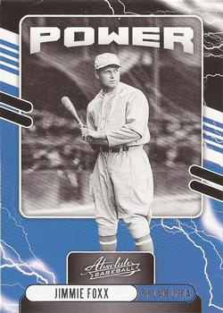 2021 Panini Absolute - Power Retail #PO-3 Jimmie Foxx Front