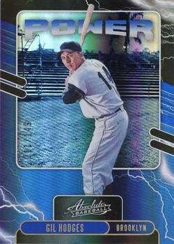 2021 Panini Absolute - Power Spectrum Blue #PO-4 Gil Hodges Front