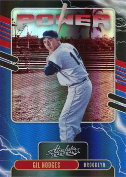 2021 Panini Absolute - Power Spectrum Red #PO-4 Gil Hodges Front