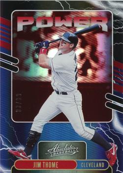 2021 Panini Absolute - Power Spectrum Red #PO-11 Jim Thome Front